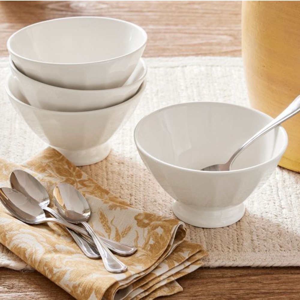 Pottery Barn Heirloom Stoneware Soup Bowls- Set of 8